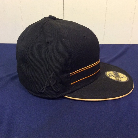 Atlanta Braves New Era 59 Fifty Baseball Hat Size 6 3/4 - Picture 4 of 7